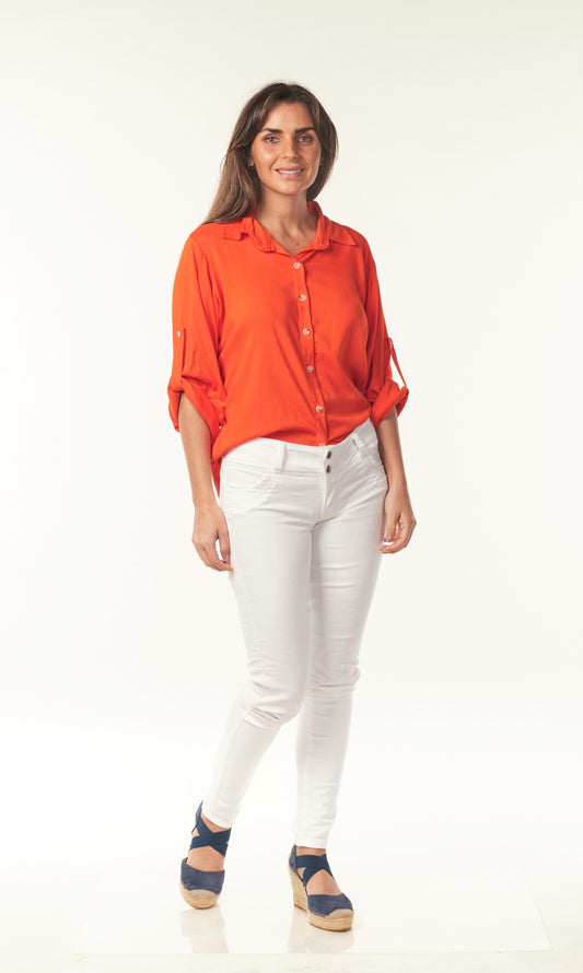 Blusa Letizia / Naranja