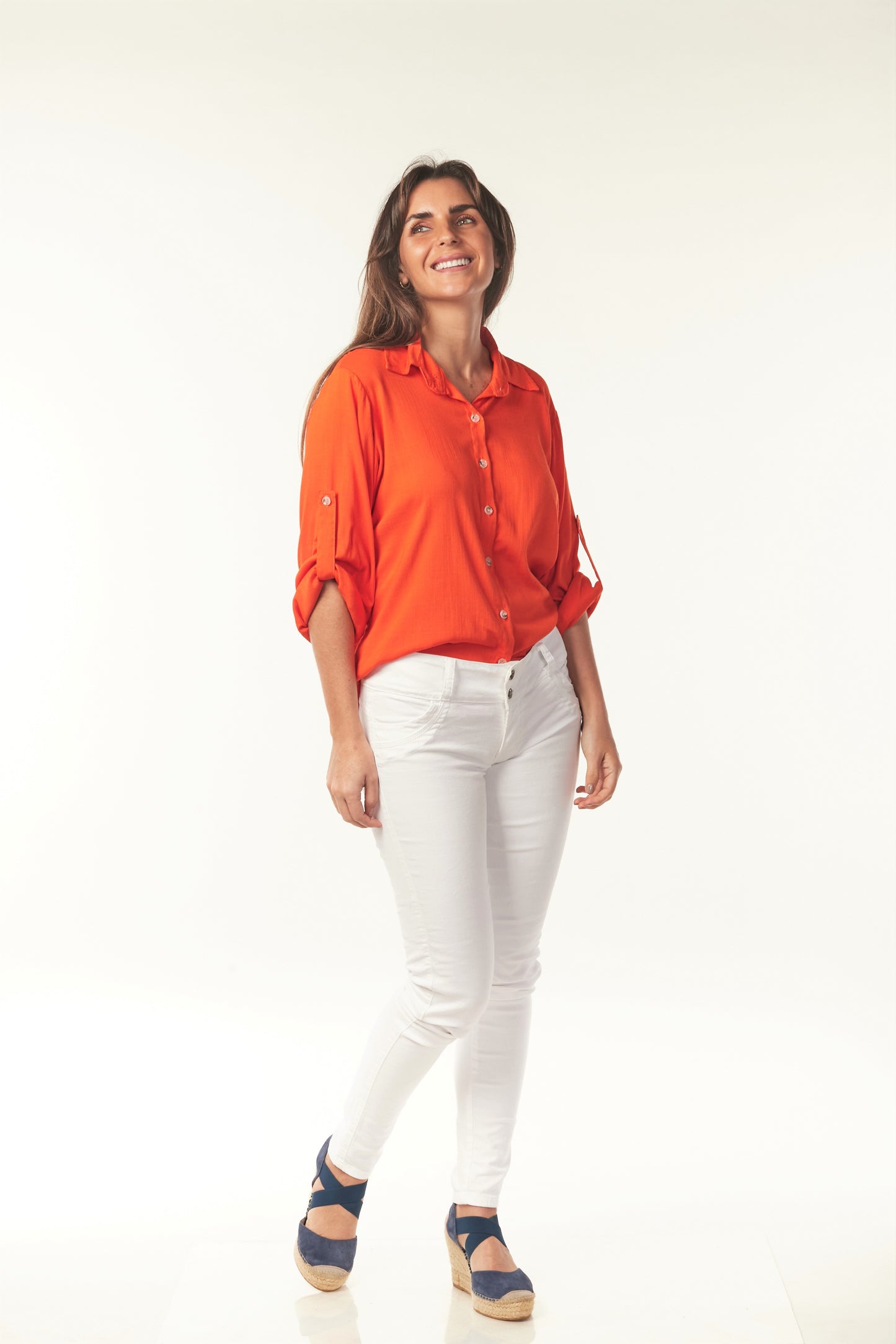 Blusa Letizia / Naranja