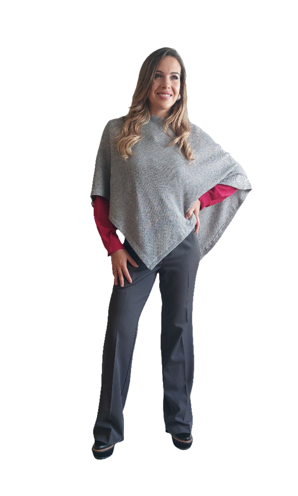 Poncho Malaga | Gris