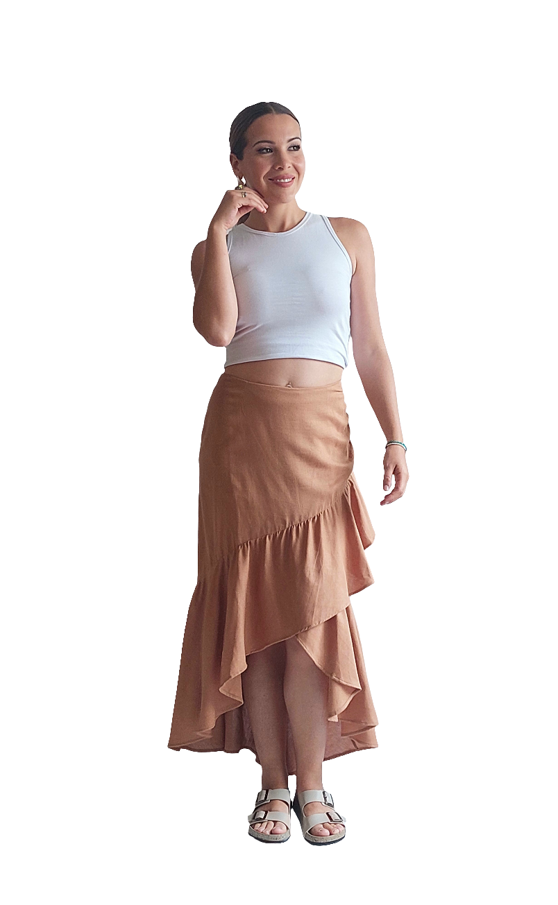 Falda Tere / camel