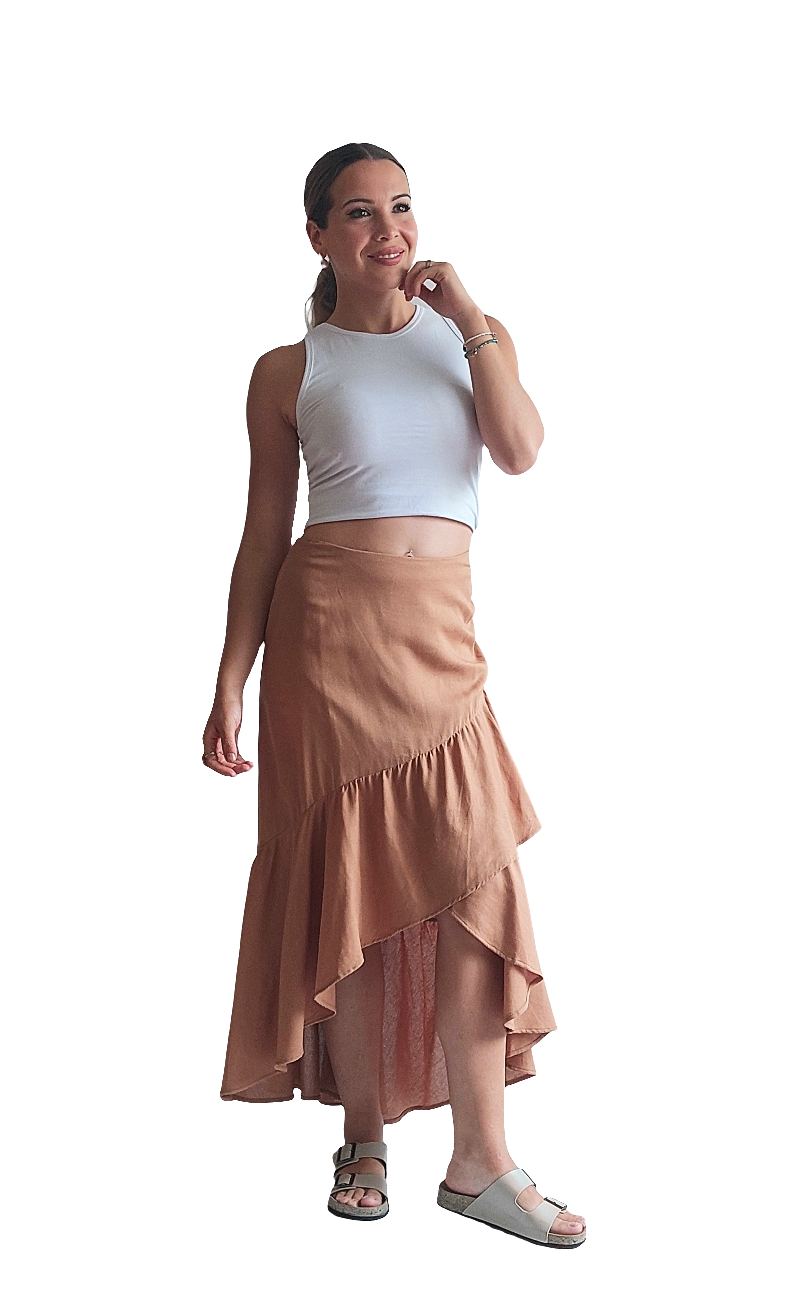 Falda Tere / camel