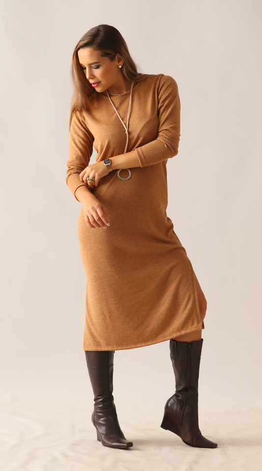 Vestido Emilia | Camel