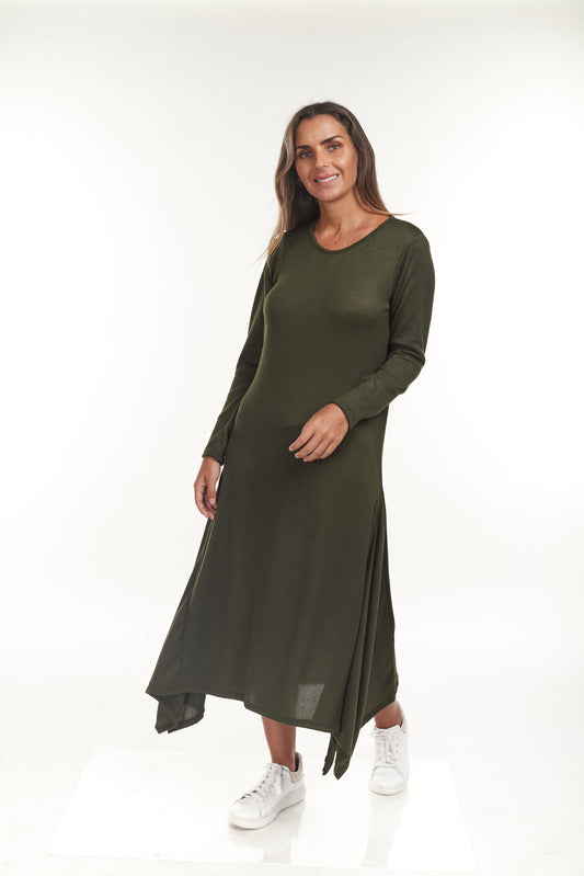 Vestido Vera | Verde militar