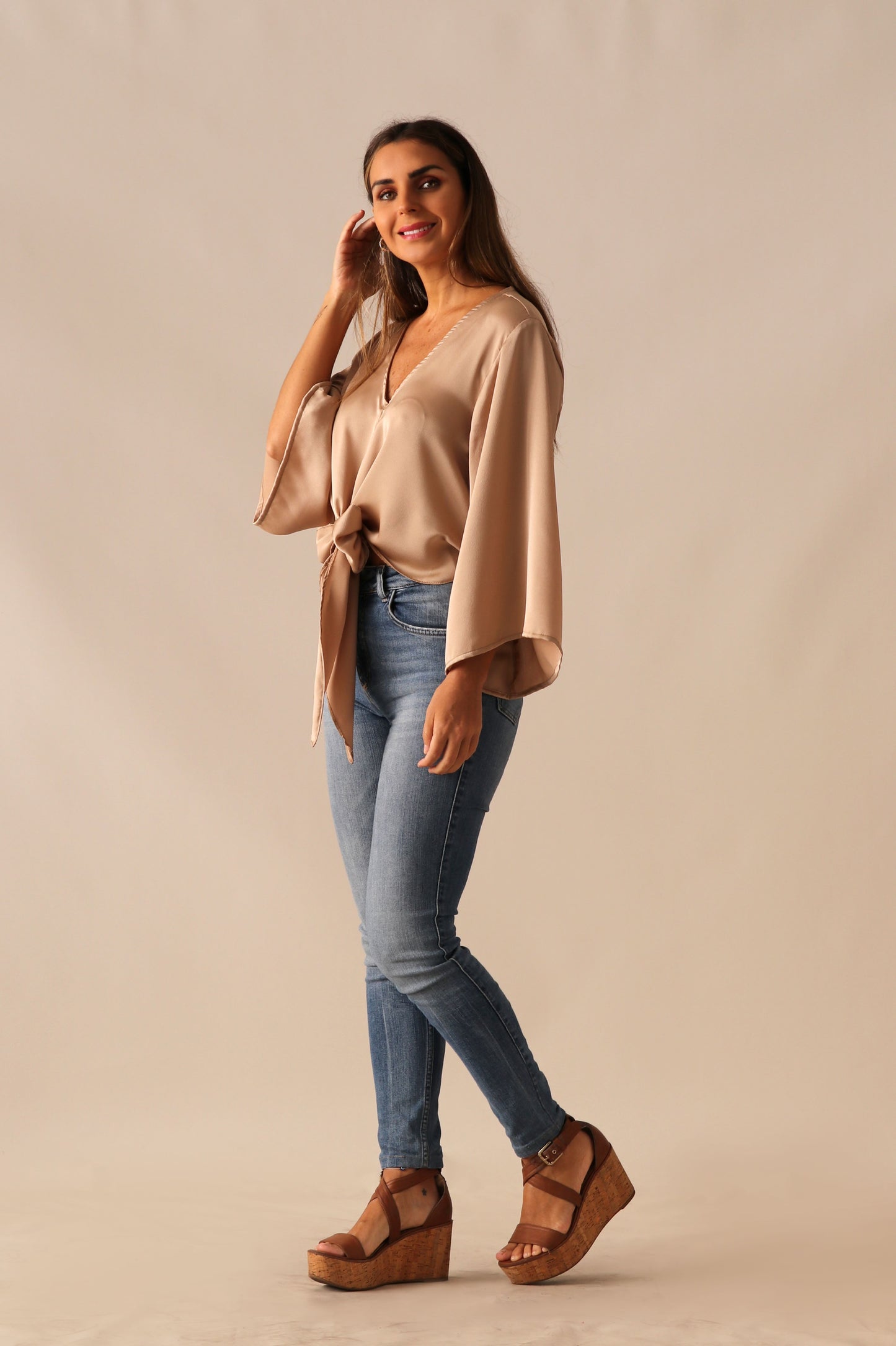 Blusa Amaia / Beige