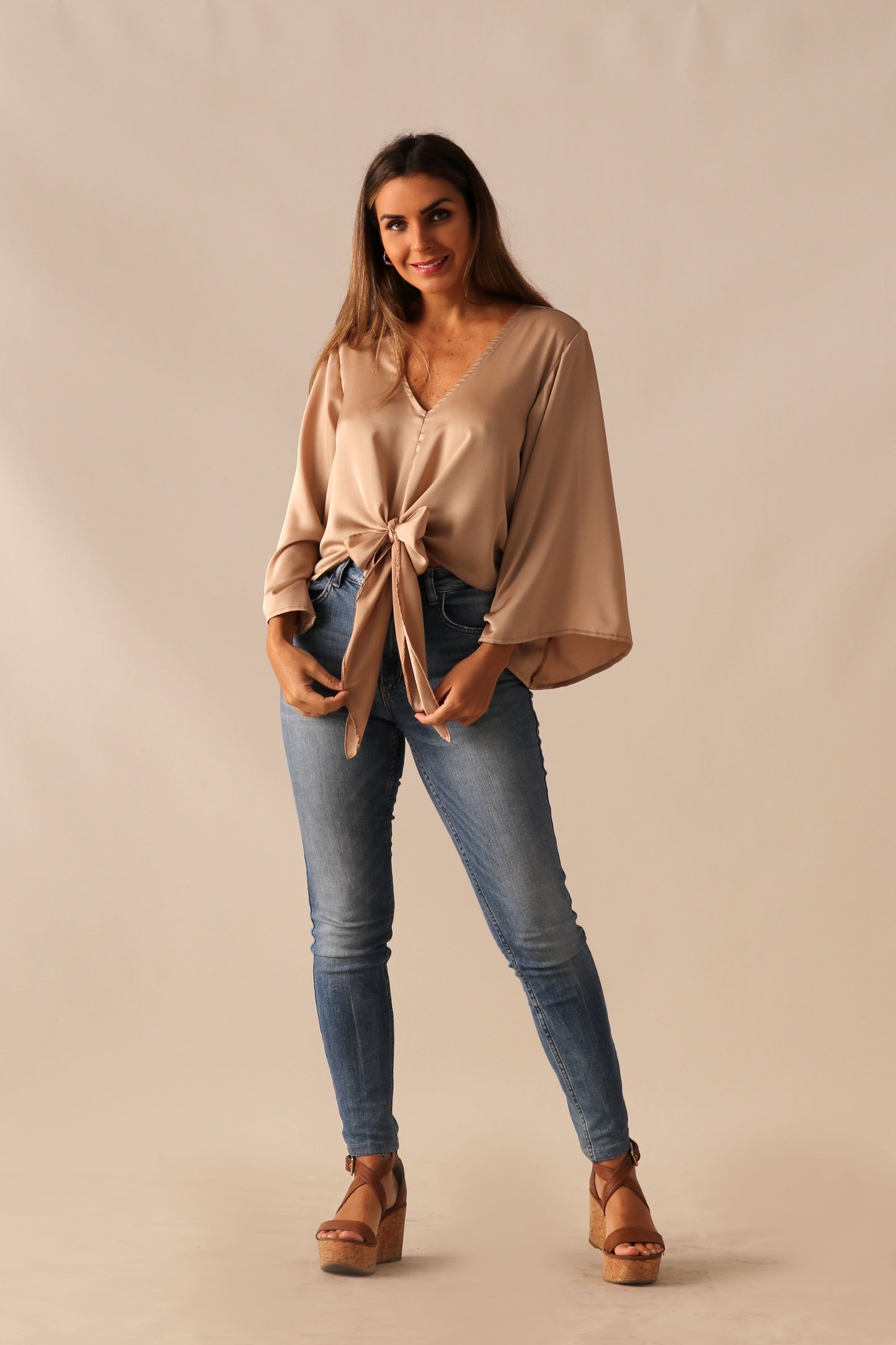 Blusa Amaia / Beige