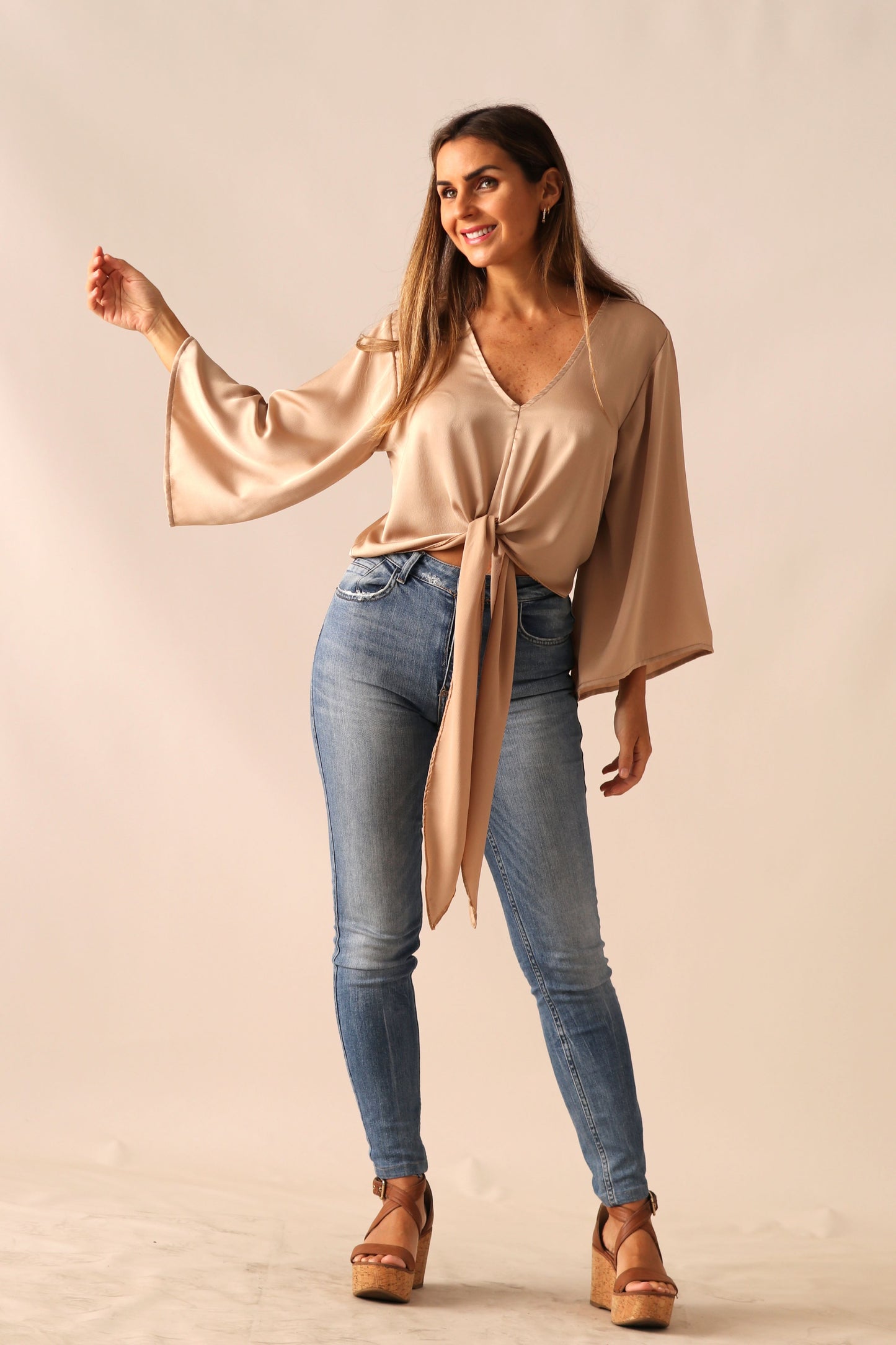 Blusa Amaia / Beige