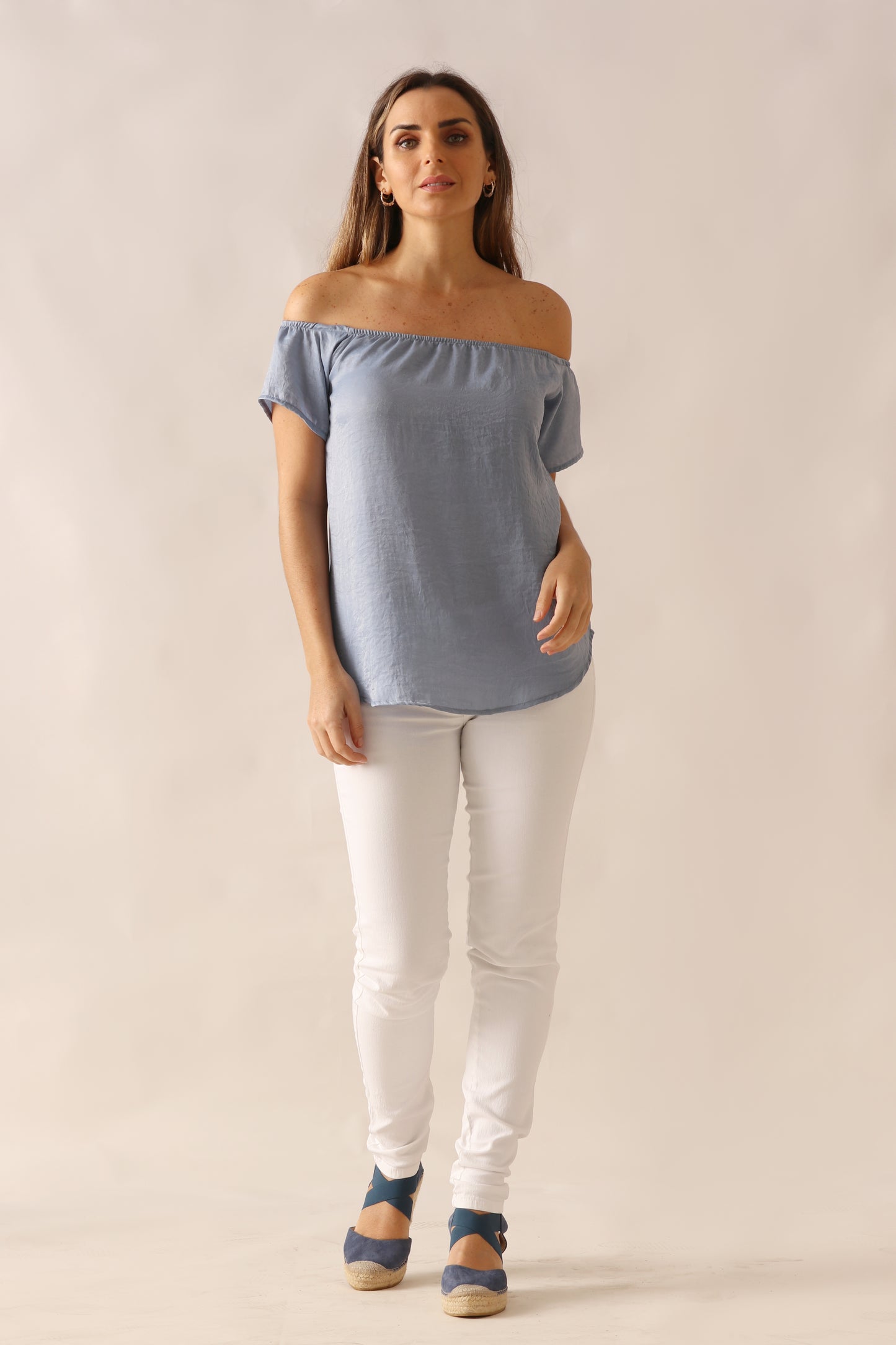 Blusa Cali / Celeste