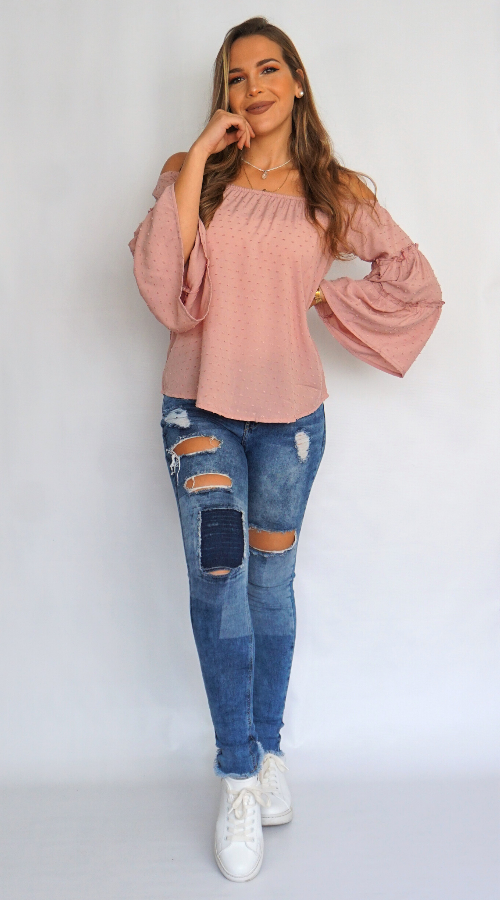 Blusa Giselle | Palo rosa