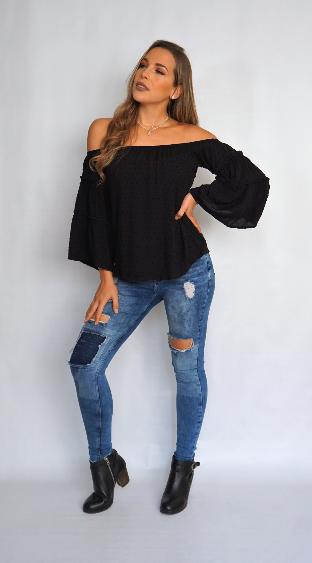 Blusa Giselle | Negra