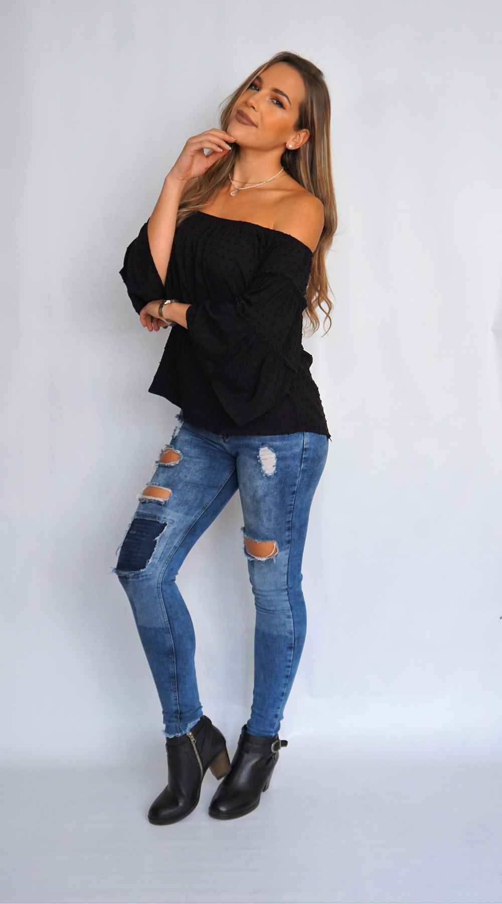 Blusa Giselle | Negra