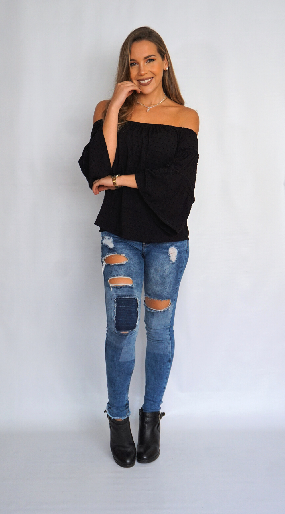 Blusa Giselle | Negra